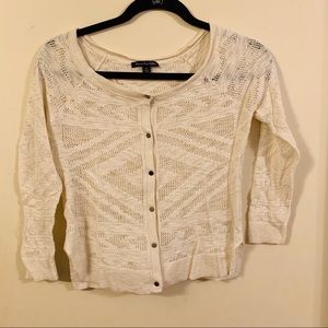 American Eagle Cropped Cardigan
